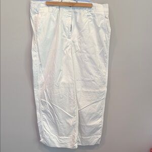 Crown & Ivy White Chinos Relaxed Fit